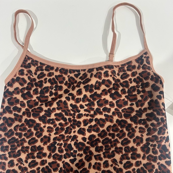 Anthropologie Leopard Print Cami Top - Brown and Black - Picture 1 of 3